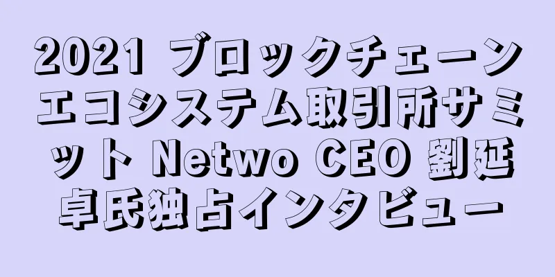 2021 ブロックチェーンエコシステム取引所サミット Netwo CEO 劉延卓氏独占インタビュー