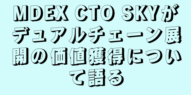MDEX CTO SKYがデュアルチェーン展開の価値獲得について語る