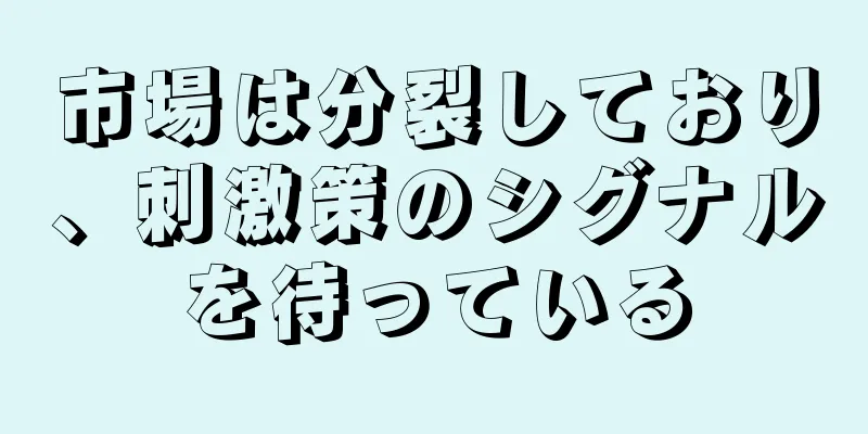 市場は分裂しており、刺激策のシグナルを待っている