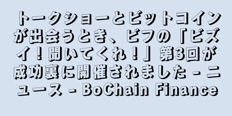 トークショーとビットコインが出会うとき、ビフの「ビズイ！聞いてくれ！」第3回が成功裏に開催されました - ニュース - BoChain Finance