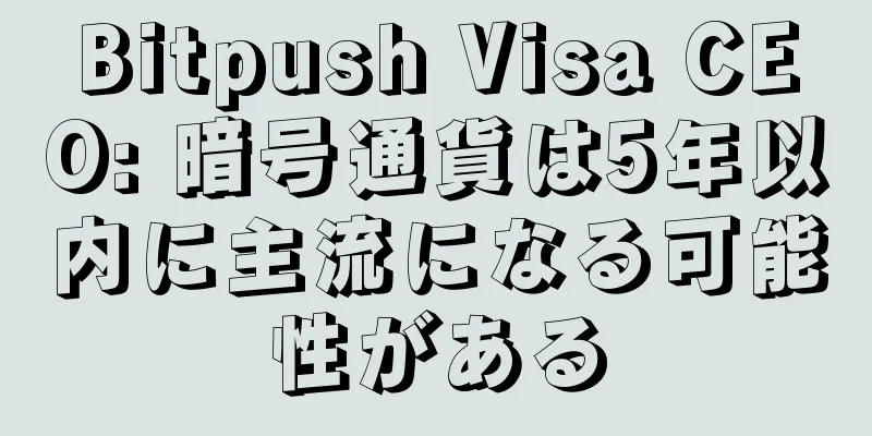 Bitpush Visa CEO: 暗号通貨は5年以内に主流になる可能性がある