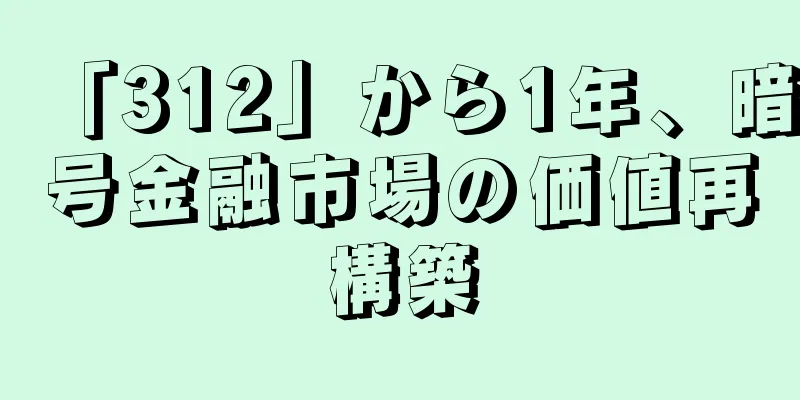 「312」から1年、暗号金融市場の価値再構築