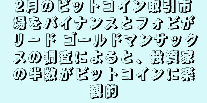 2月のビットコイン取引市場をバイナンスとフォビがリード ゴールドマンサックスの調査によると、投資家の半数がビットコインに楽観的