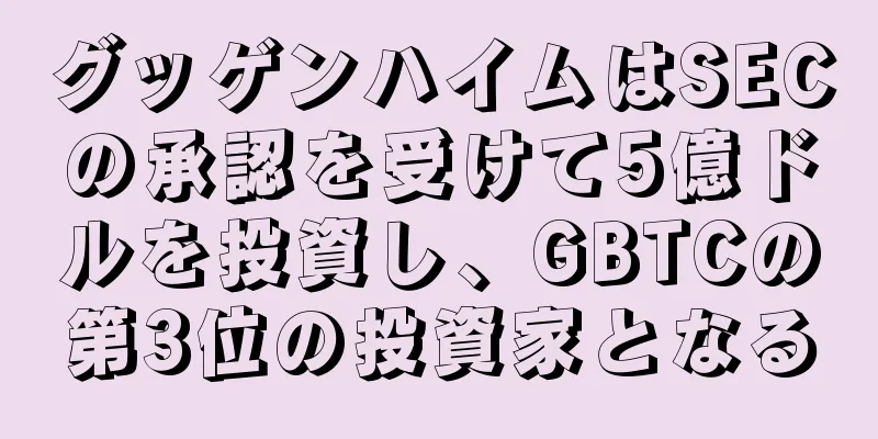 グッゲンハイムはSECの承認を受けて5億ドルを投資し、GBTCの第3位の投資家となる