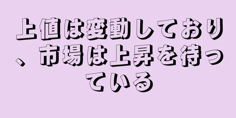 上値は変動しており、市場は上昇を待っている