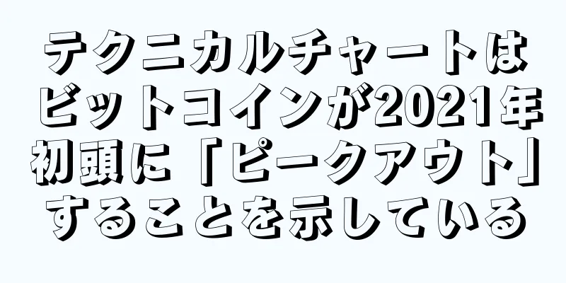 テクニカルチャートはビットコインが2021年初頭に「ピークアウト」することを示している