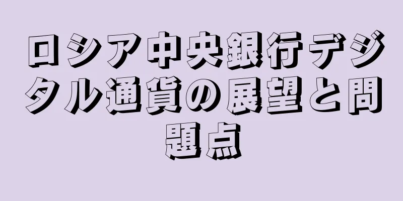 ロシア中央銀行デジタル通貨の展望と問題点