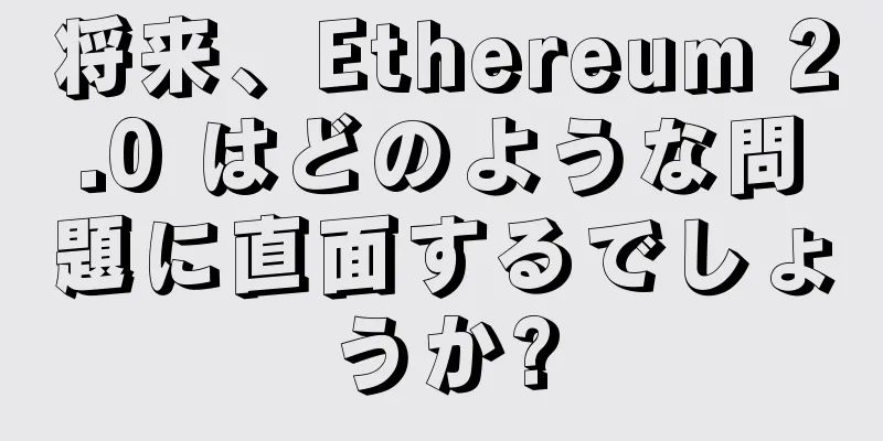 将来、Ethereum 2.0 はどのような問題に直面するでしょうか?
