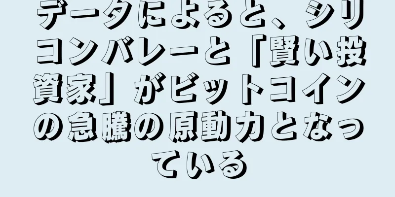 データによると、シリコンバレーと「賢い投資家」がビットコインの急騰の原動力となっている