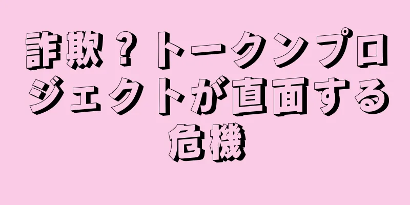 詐欺？トークンプロジェクトが直面する危機
