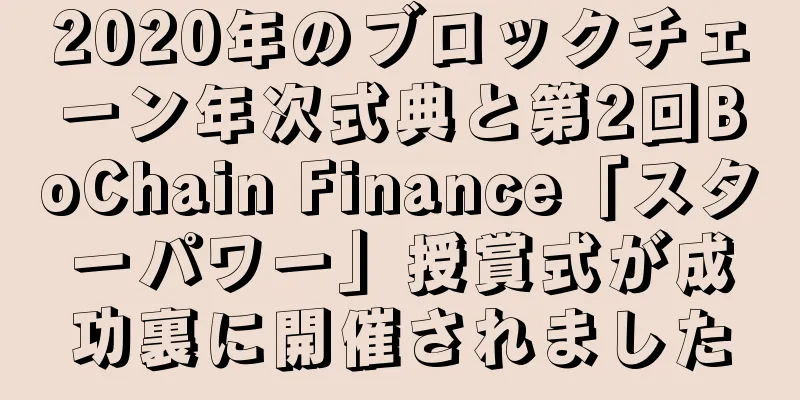 2020年のブロックチェーン年次式典と第2回BoChain Finance「スターパワー」授賞式が成功裏に開催されました