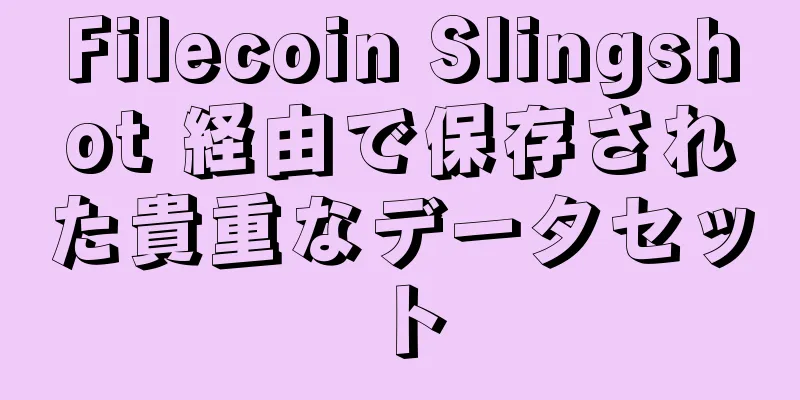 Filecoin Slingshot 経由で保存された貴重なデータセット