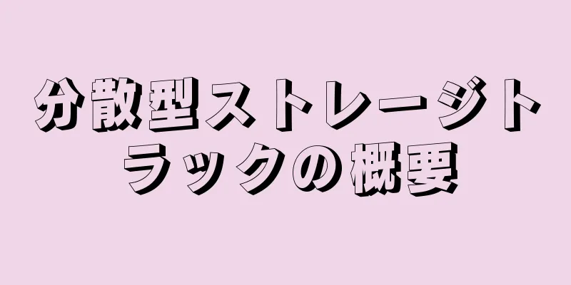 分散型ストレージトラックの概要
