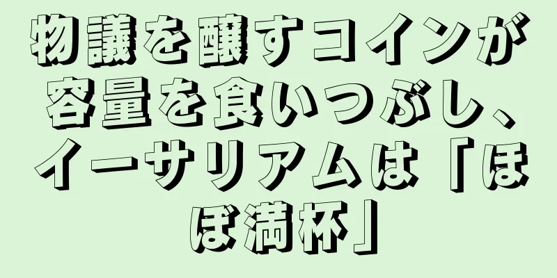 物議を醸すコインが容量を食いつぶし、イーサリアムは「ほぼ満杯」