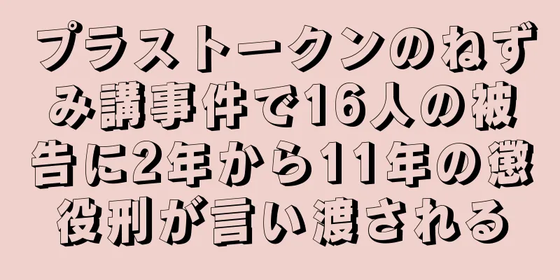 プラストークンのねずみ講事件で16人の被告に2年から11年の懲役刑が言い渡される