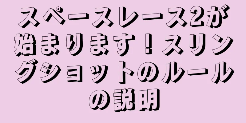 スペースレース2が始まります！スリングショットのルールの説明