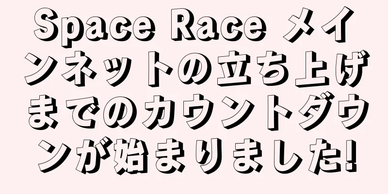 Space Race メインネットの立ち上げまでのカウントダウンが始まりました!