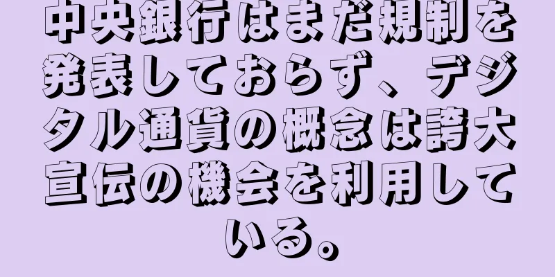中央銀行はまだ規制を発表しておらず、デジタル通貨の概念は誇大宣伝の機会を利用している。