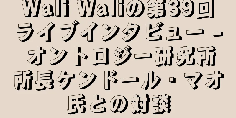 Wali Waliの第39回ライブインタビュー - オントロジー研究所所長ケンドール・マオ氏との対談