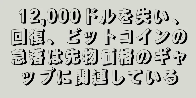12,000ドルを失い、回復、ビットコインの急落は先物価格のギャップに関連している