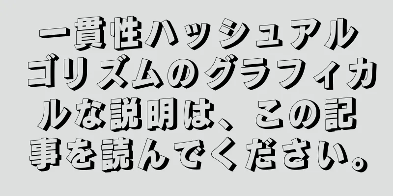 一貫性ハッシュアルゴリズムのグラフィカルな説明は、この記事を読んでください。