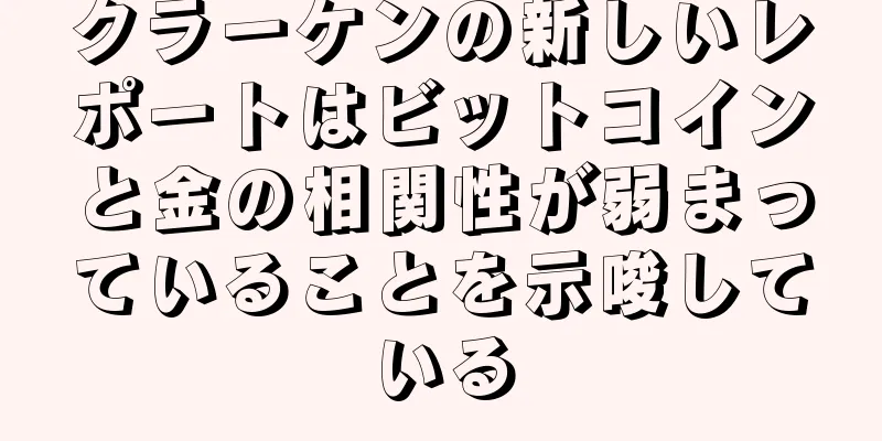 クラーケンの新しいレポートはビットコインと金の相関性が弱まっていることを示唆している