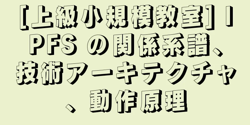 [上級小規模教室] IPFS の関係系譜、技術アーキテクチャ、動作原理