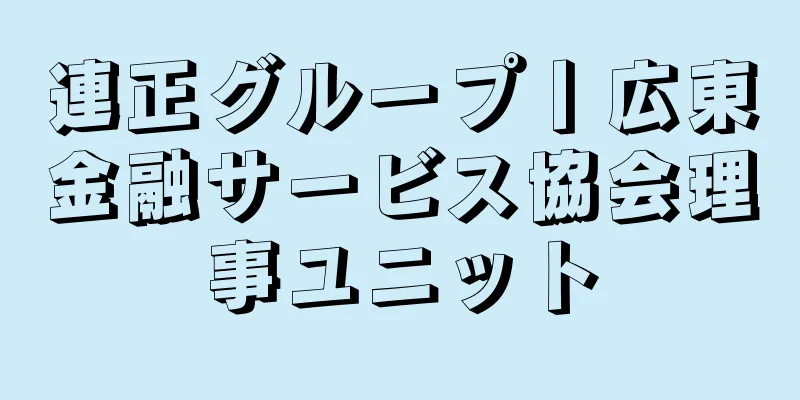 連正グループ丨広東金融サービス協会理事ユニット