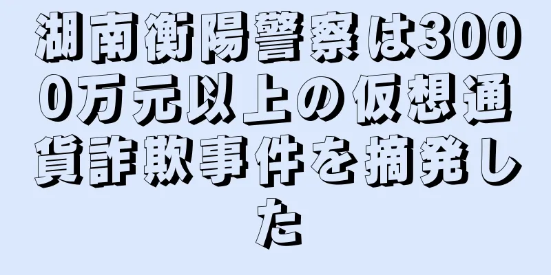 湖南衡陽警察は3000万元以上の仮想通貨詐欺事件を摘発した
