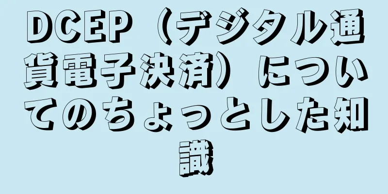 DCEP（デジタル通貨電子決済）についてのちょっとした知識