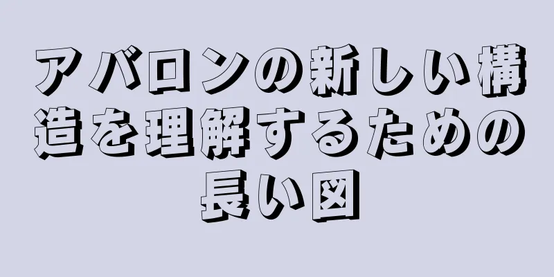アバロンの新しい構造を理解するための長い図