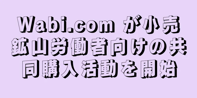 Wabi.com が小売鉱山労働者向けの共同購入活動を開始