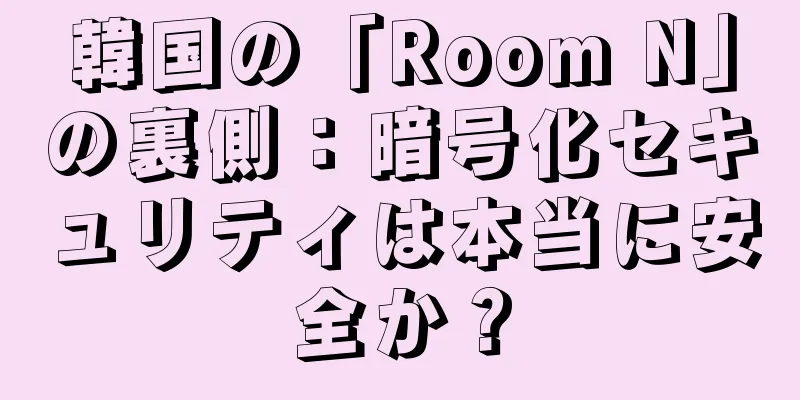 韓国の「Room N」の裏側：暗号化セキュリティは本当に安全か？