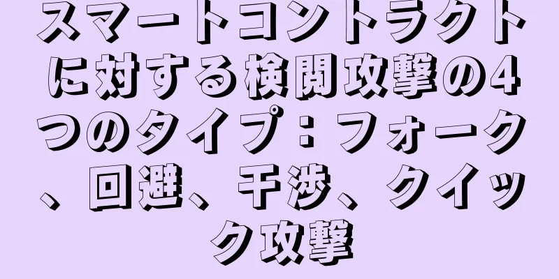 スマートコントラクトに対する検閲攻撃の4つのタイプ：フォーク、回避、干渉、クイック攻撃