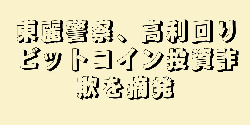 東麗警察、高利回りビットコイン投資詐欺を摘発