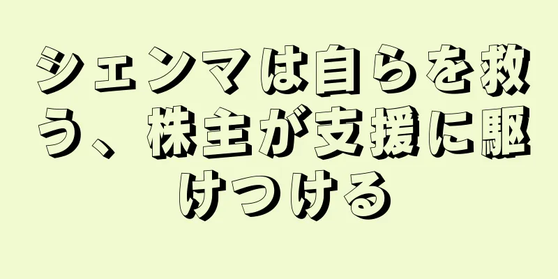 シェンマは自らを救う、株主が支援に駆けつける