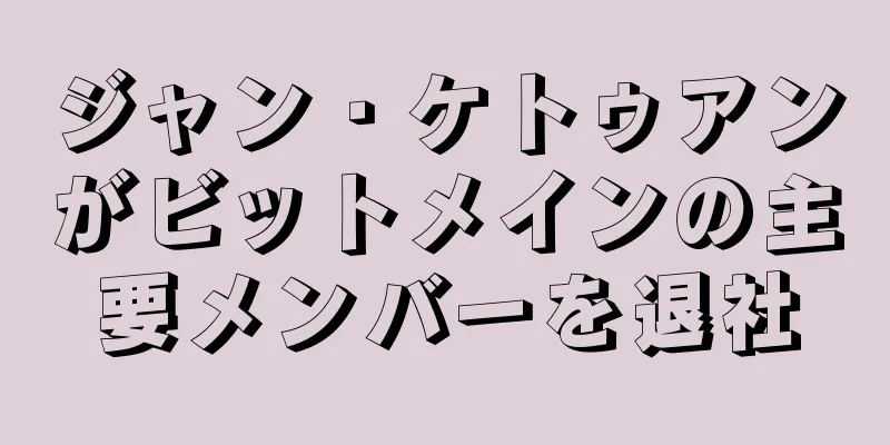 ジャン・ケトゥアンがビットメインの主要メンバーを退社