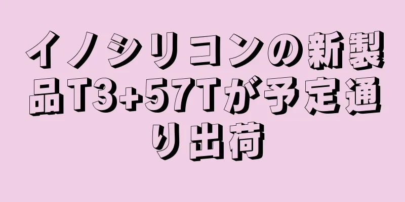 イノシリコンの新製品T3+57Tが予定通り出荷