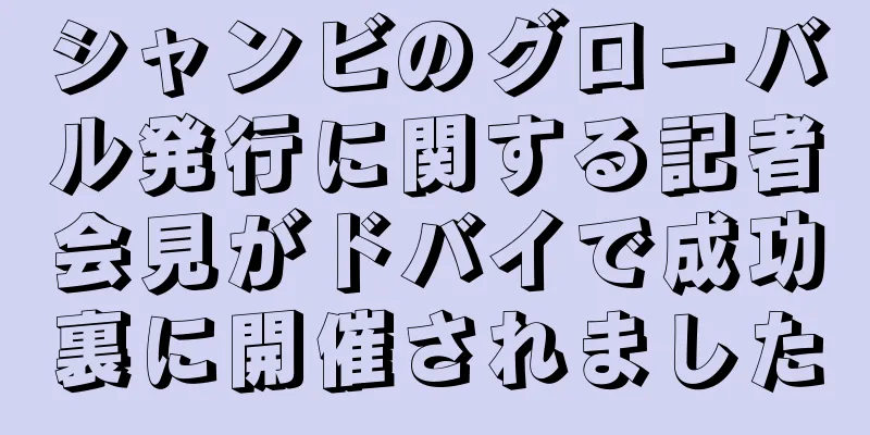 シャンビのグローバル発行に関する記者会見がドバイで成功裏に開催されました