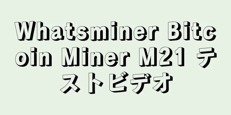 Whatsminer Bitcoin Miner M21 テストビデオ