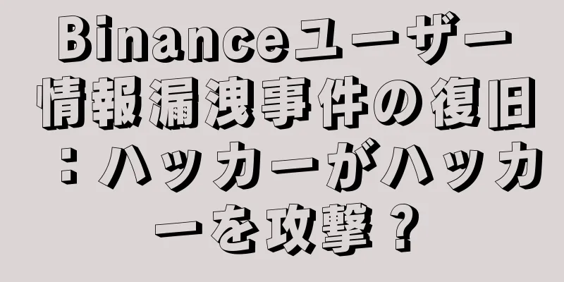 Binanceユーザー情報漏洩事件の復旧：ハッカーがハッカーを攻撃？