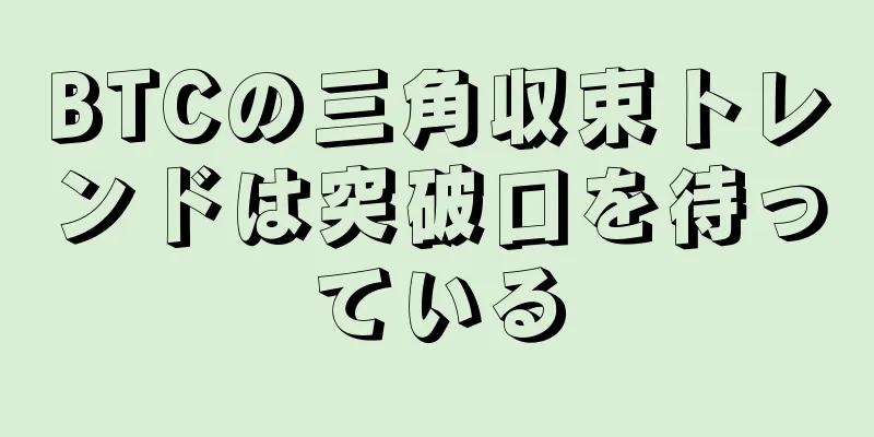 BTCの三角収束トレンドは突破口を待っている