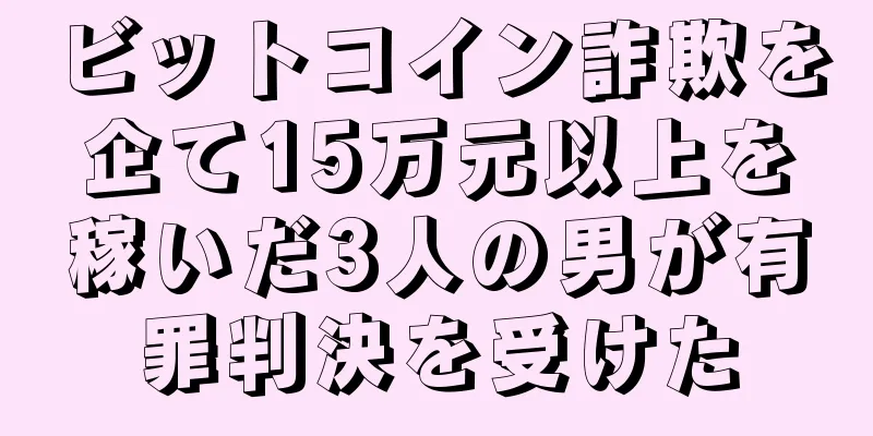 ビットコイン詐欺を企て15万元以上を稼いだ3人の男が有罪判決を受けた