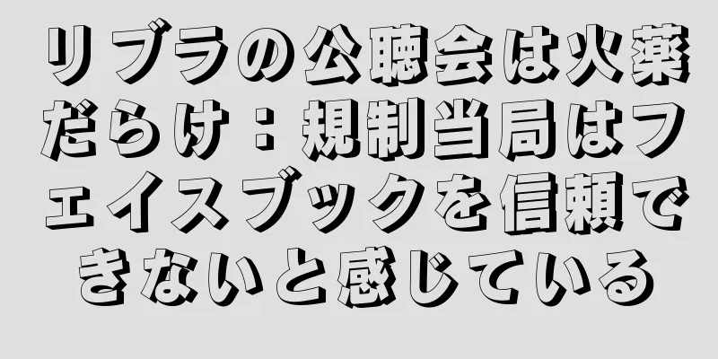 リブラの公聴会は火薬だらけ：規制当局はフェイスブックを信頼できないと感じている