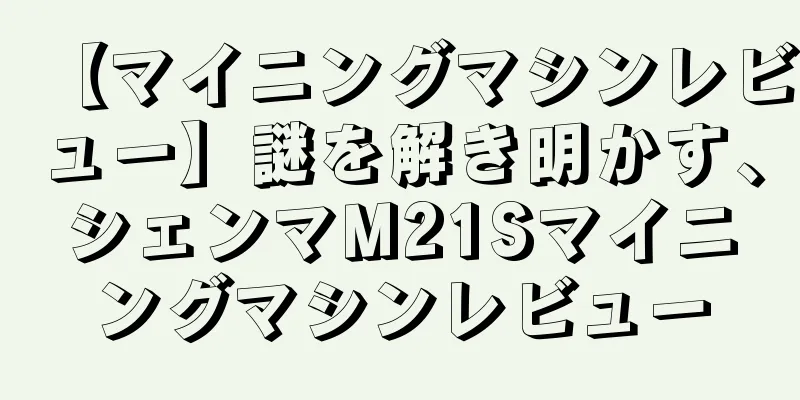 【マイニングマシンレビュー】謎を解き明かす、シェンマM21Sマイニングマシンレビュー