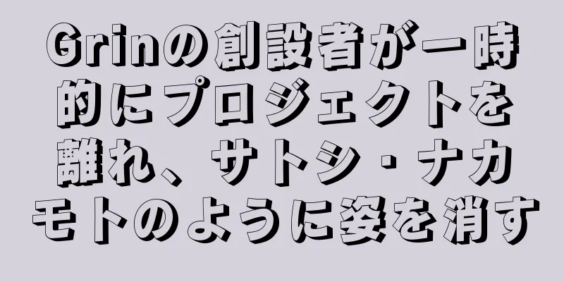Grinの創設者が一時的にプロジェクトを離れ、サトシ・ナカモトのように姿を消す