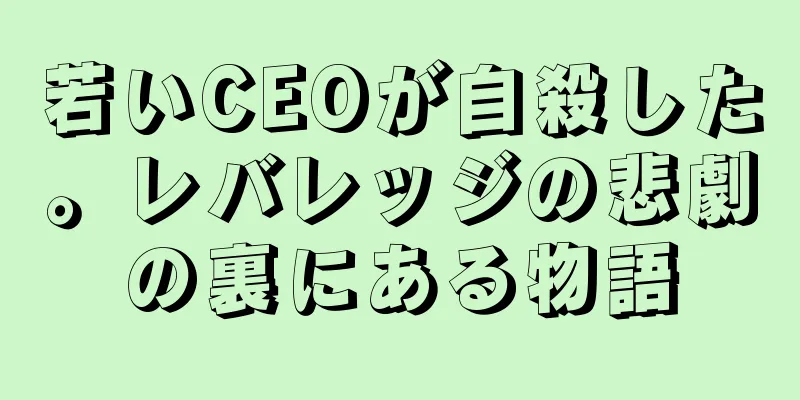 若いCEOが自殺した。レバレッジの悲劇の裏にある物語
