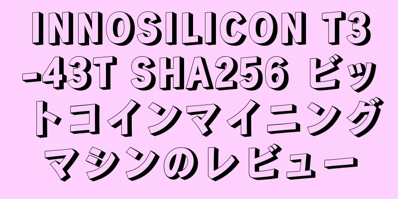INNOSILICON T3-43T SHA256 ビットコインマイニングマシンのレビュー