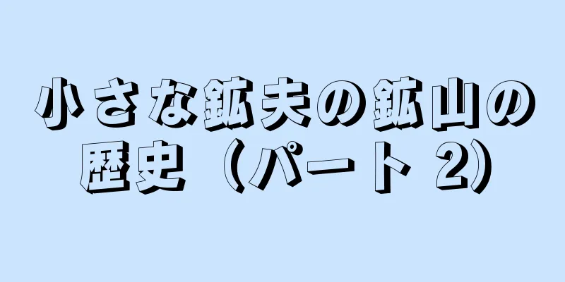 小さな鉱夫の鉱山の歴史（パート 2）