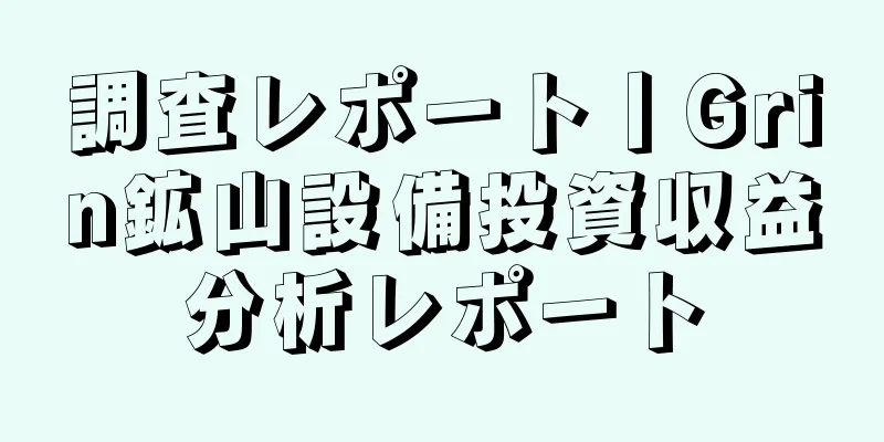 調査レポート丨Grin鉱山設備投資収益分析レポート